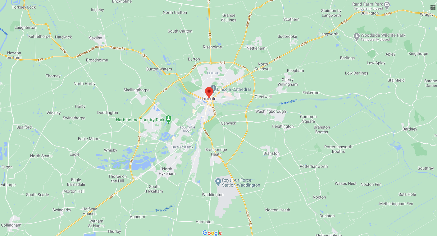 Lincoln map